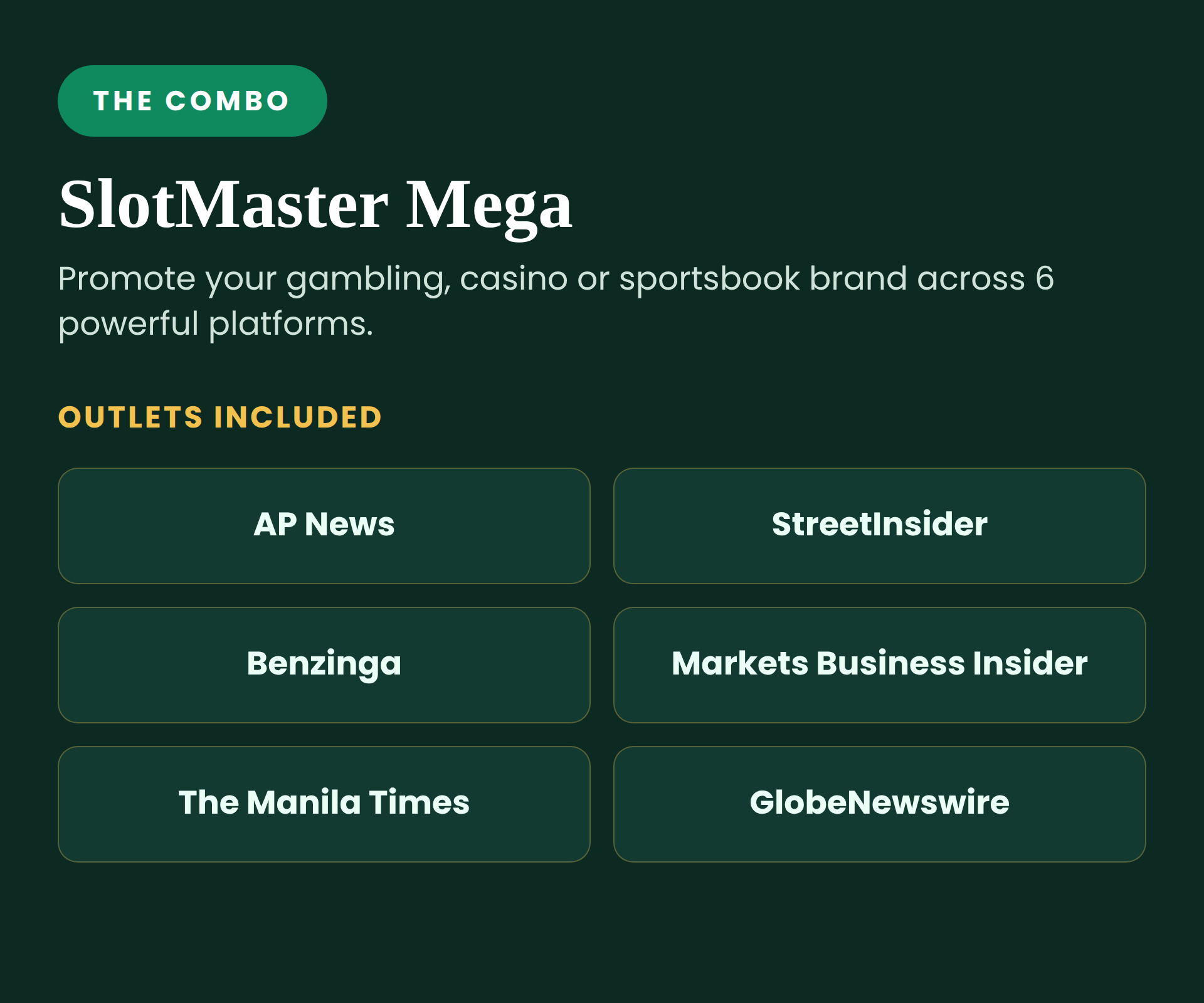 SlotMaster Mega(AP News + StreetInsider + Benzinga + Markets Business Insider + The Manila Times + GlobeNewswire)(Gambling) - Image 2