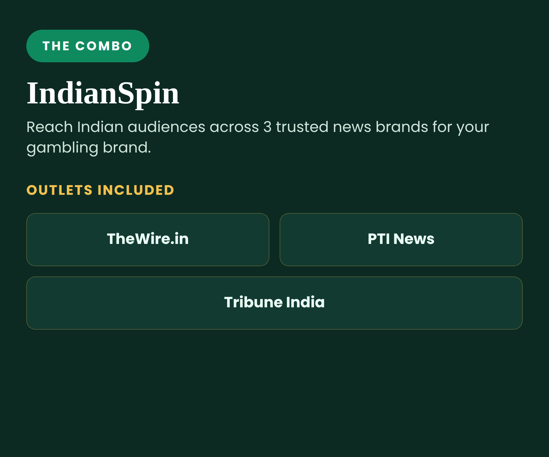 IndianSpin (TheWire.in + PTI News + Tribune India)(Gambling) - Image 2