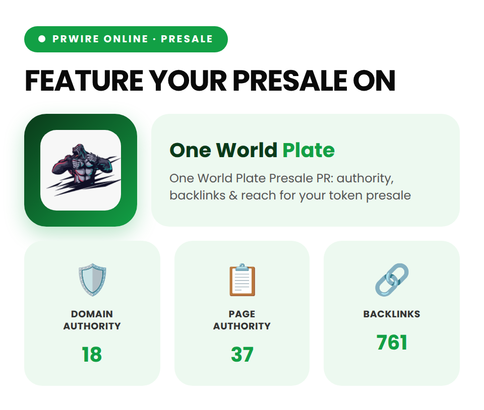 One World Plate (Crypto Presale) - Image 5
