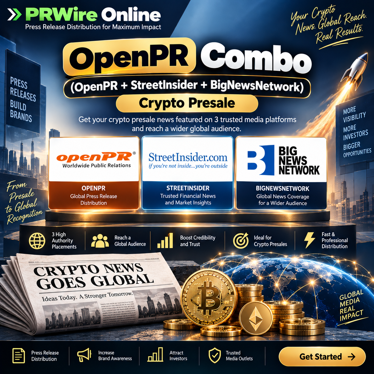 OpenPR Combo (OpenPR + StreetInsider + BigNewsNetwork) | Crypto Presale - Image 1