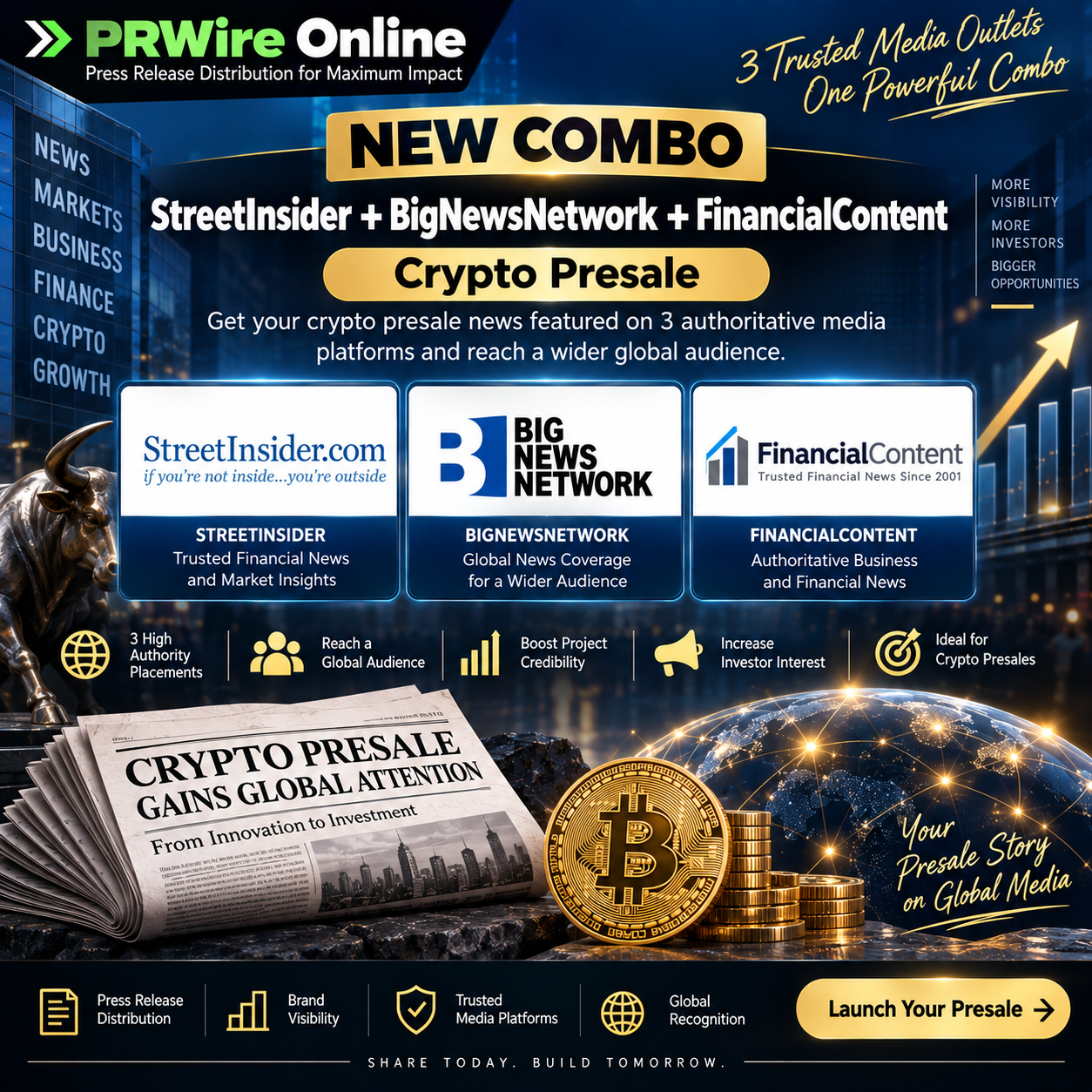 New Combo (StreetInsider + BigNewsNetwork + FinancialContent) | Crypto Presale - Image 1
