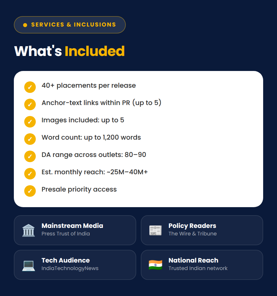 Prime Press Network (PTI Wire + TheWire + Tribune + India Tech News) | Crypto Presale - Image 3