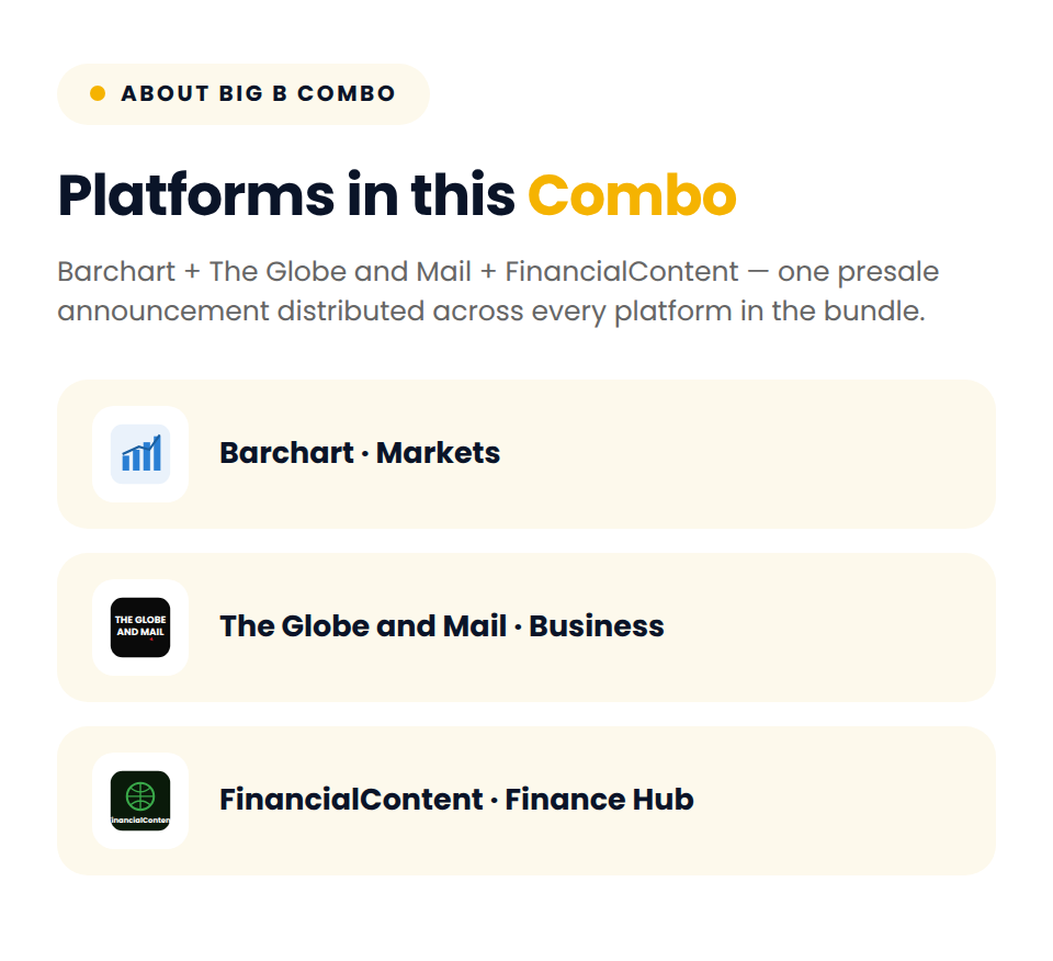Big B Combo (Barchart + The Globe and Mail + FinancialContent) | Crypto Presale - Image 2