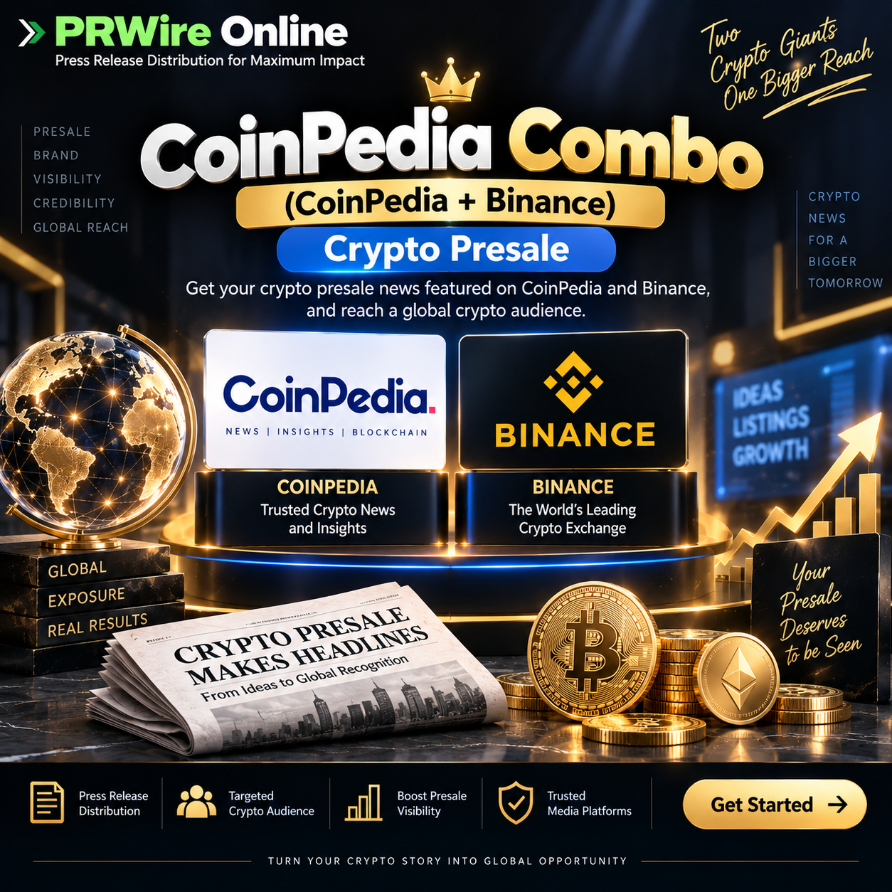 CoinPedia Combo (CoinPedia + Binance) | Crypto Presale - Image 1